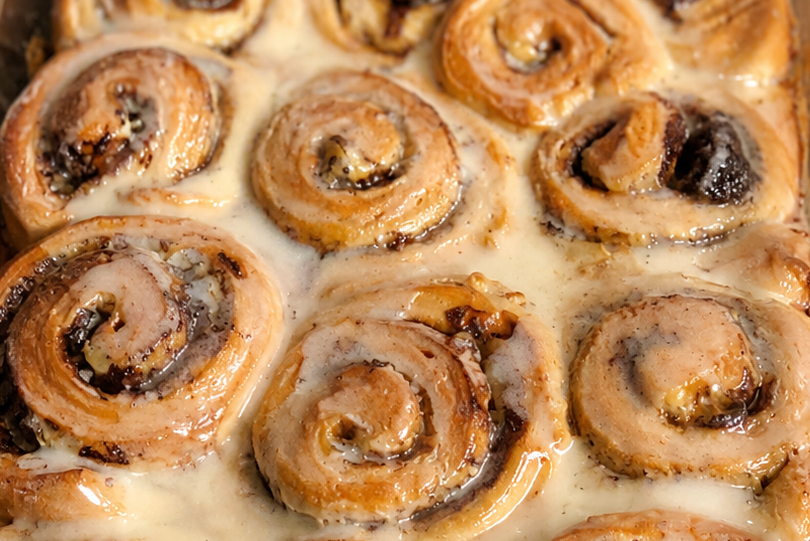 Cinnamon rolls for cozy mornings